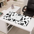 thumbnail image 3 of Long Mouse Pads for Desk,Halloween Black Ghosts Bats and Pumpkins Desk Mats on Top Of Desks, Desk Mouse Pad Extra Large with 3mm Non-Slip Base and Stitched Edge for Gaming,Office,Work,Home 31.5"x15.7", 3 of 6
