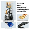 thumbnail image 4 of Cat8 Ethernet Cable 2ft, High Speed Braided 40Gbps 2000Mhz Network CCat8 RJ45 Shielded Indoor Heavy Duty LAN Cables Compatible for Gaming PC PS5 Xbox Modem Router, 4 of 9
