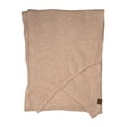 thumbnail image 4 of C.C Women's Boucle Knit Bias Cut Whipstitched Edged Long Scarf Wrap, Rose, 4 of 4