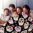 thumbnail image 5 of Sugar Skull Gifts for Women,Unique Skull Blanket for Adults Men Kids Girls,Skull Blankets and Throws for Home Bed Sofa Couch Christmas Halloween Best Gifts 50"x40", 5 of 6