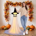 thumbnail image 7 of Clearance! Hotyverty Halloween Decorations Outdoor, 4FT Light up Ghost Ghosts Easy to Assemble Adjustable Height Spooky Halloween Party Decorations for Porch Yard Mantel Home, C, 7 of 7