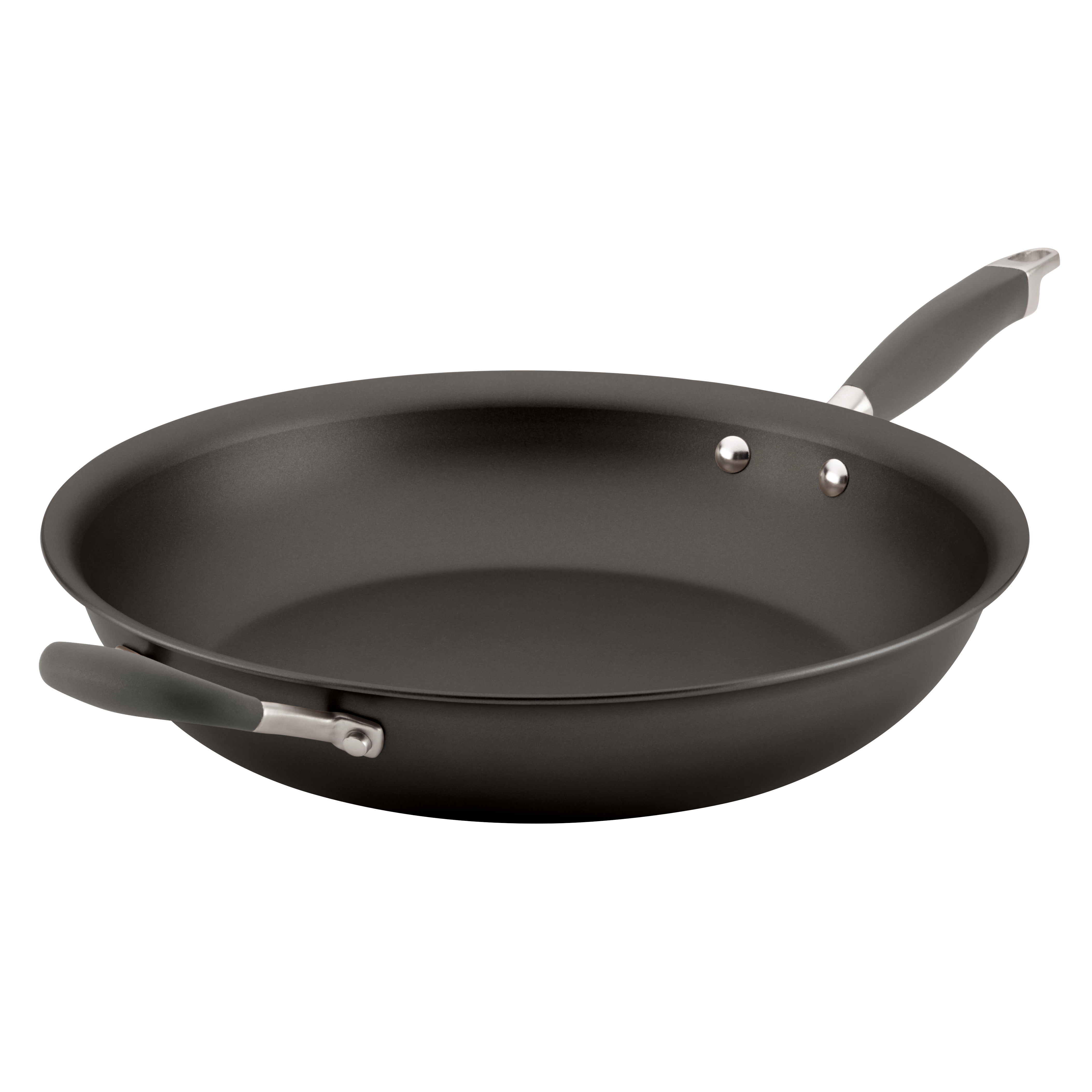 Light Brown Anolon Advanced Nonstick Fry Pan Hard Anodized Skillet Set 10 Inch and 12 Inch 