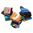 thumbnail image 6 of ShoppeWatch 12 Pairs Baby Toddler Socks with Grips Anti-Slip Non-Skid Bottoms For Kids Infant Babies Boys 2T and 3T Walkers BB45B, 6 of 8