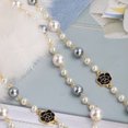 thumbnail image 2 of fastboy Multiple Colors Available Fashionable Chain Necklace For Women S Sweaters Exquisite Workmanship Black, 2 of 6