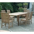 thumbnail image 3 of Teak Bahama Chicago 7-Pieces Dining Set Chair, 3 of 7