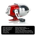 thumbnail image 3 of Shoot Fish Single Rocker Arm Fishing Tackle Fishing Reel Toad Wheel Closed Wheel Sweet Potato Wheel SILVER, 3 of 8