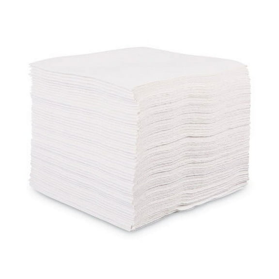 Boardwalk DRC Wipers, 12 x 13, White, 90 Bag, 12 Bags/Carton, Each