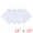 White, variant on Unique Bargains 4Pcs Solid Cotton Absorbent Washcloths Dark Grey 13" x 13"