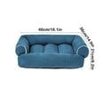 thumbnail image 3 of Tainini Dog Bed for Large Dogs, Waterproof Dog Sofa with Washable Cover, Faux Bolster Couch Pet Beds,18.11x14.96x8.26in, 3 of 7