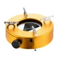 thumbnail image 1 of Almencla Réchaud à Alcool Solide pour Hôtel Réchauds de Camping Portable Brûleur à Alcool Robuste pour Barbecue Extérieur Commercial Or, 1 of 8