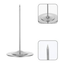 Stainless Steel Paper Holder for Restaurant Home Office with Nonslip Base Silver