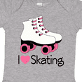 thumbnail image 4 of Inktastic Girls I Heart Skating Girls Baby Bodysuit, 4 of 5