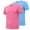 Hot Pink, variant on Shirts for Men Rash Guard SPF Short Sleeve Sun T-Shirt UPF 50 Quick Dry Lightweight Fishing Water Shirt Hot Pink M
