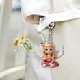 thumbnail image 7 of Kieccall Girl Baby Pendant 2d Flat Car Pendant Car Decoration Bag Pendant, 7 of 7