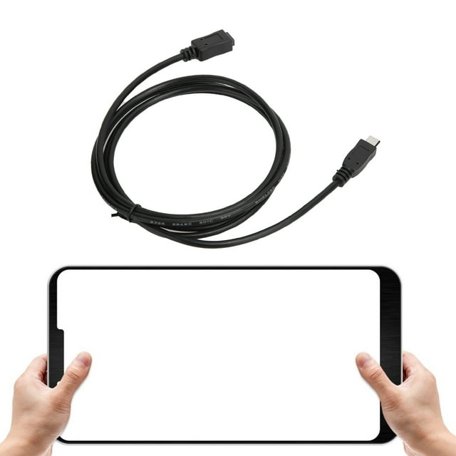 Micro USB Extension Cable, Durable Micro USB Extender Cord ABS for Mobile Phone for Tablet