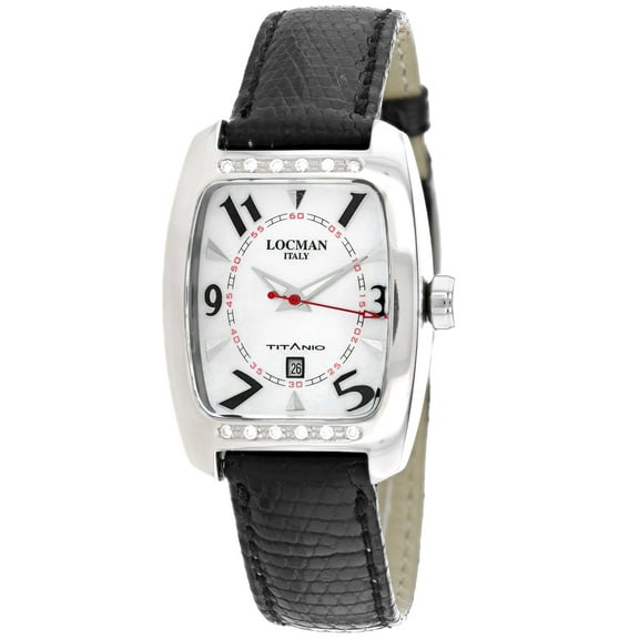 Locman Women's Diamond Classic White Dial Watch - 483F0MWN
