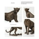 thumbnail image 2 of Panther Sculpture Ornament Figurine Statue Photo Props Living Room Decor UN Zulema estatua de escultura de escritorio, 2 of 8