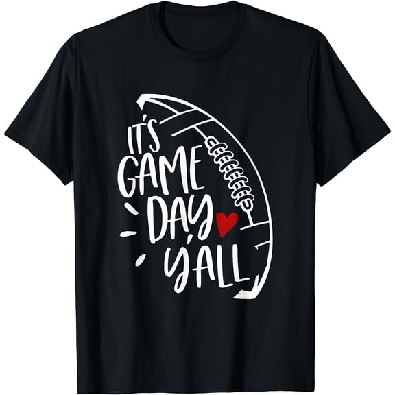 Football Shirt Women Football Player Mom Game Day T-Shirt Black X-Large