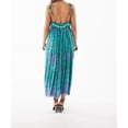 thumbnail image 2 of Resortwear Beachwear Spaghetti style Teal tier dress, 2 of 3