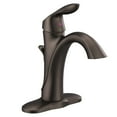 thumbnail image 3 of Moen Eva One-Handle High Arc Bathroom Faucet, Brushed Nickel (6400BN), 3 of 5