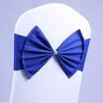 thumbnail image 1 of Chair Sashes 10Pack Elastic Slider Chair Bow Spandex Chair Cover Bands Party Chair Ribbons for Wedding Banquet Decorations, 1 of 2