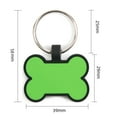 thumbnail image 5 of Personalized Silicone Dog Tags and Cat Tags, Double Sided Engraved with Your Text, Custom Silent Pet ID Pendant, Multi Colors, 5 of 9