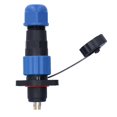 thumbnail image 3 of IP68 Waterproof Plug Socket Male Female Flange Mount Industrial Aviation Power Connector SP134 Pin (250V 5A), 3 of 5