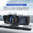 thumbnail image 4 of Velocímetro Digital para coche Wdftyju On-BD2 + indicador GPS alarma automático pantalla frontal, 4 of 9