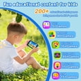 thumbnail image 3 of Smartphone GREENCREEK pantalla táctil de 5.50'' para niños de 3 a 9 años azul, 3 of 7