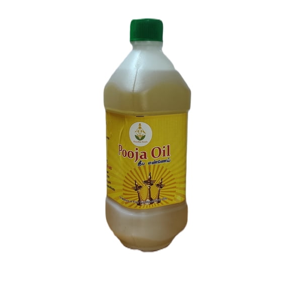 Shastha Foods Pooja Deepam Coconut Oil 500ml-pack of 3