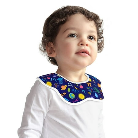 

Fotbe Mathematics And Chemistry Pattern Baby Bibs Muslin Drool Bibs for Baby Girl Boy Muslin Cotton Teething Bibs Muslin Bibs Baby Drooling Bibs