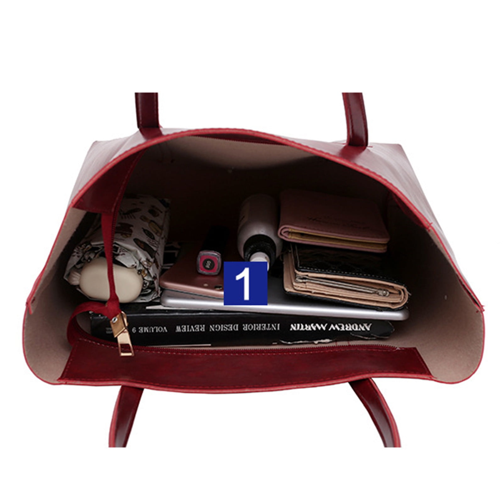 zttd leather casual women handbag 4 piece set shoulder bag zttd leather casual women handbag 4 piece set shoulder bag