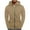Khaki, variant on lmcalzta Mens Zip up Hoodies Fleece Solid Color Sweatshirts with Zip Pockets Fall Winter Trendy Causal Jackets