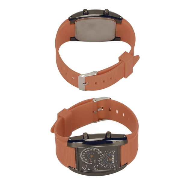 Reloj LED, Relojes Digitales De Tablero De Carreras Casuales Ajustables De Acero Inoxidable Para Trabajo De Negocios