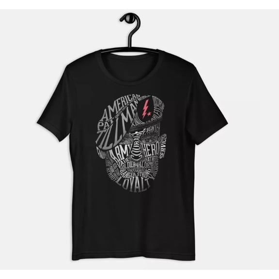 PAT TILLMAN TRIBUTE Black Tee Short-Sleeve Unisex T-Shirt