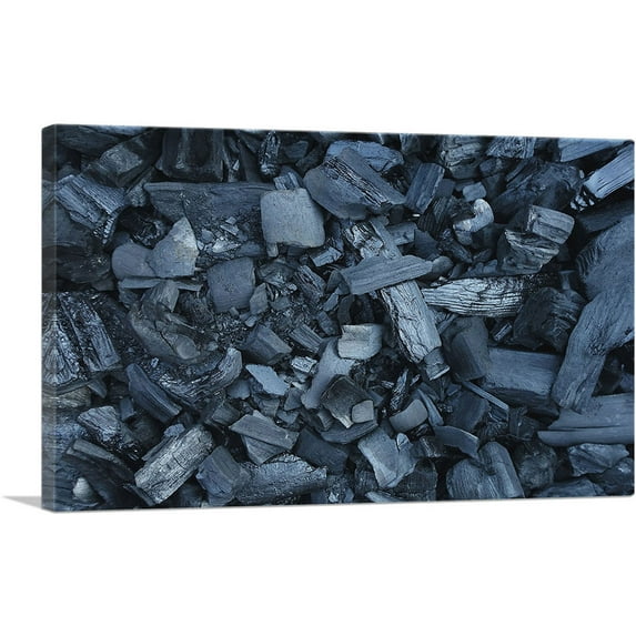 ARTCANVAS Rock Wood Home decor Canvas Art Print - Size: 26" x 18" (1.50" Deep)