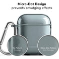 thumbnail image 3 of AirPods Case [Front LED Visible], GMYLE TPU Protective Shockproof Earbuds Case Cover Skin with Keychain Kit Set Compatible for Apple AirPods 1 & 2 (Clear Grey), 3 of 6