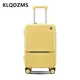 thumbnail image 2 of KLQDZMS-maleta de alta calidad de 20 "y 24 pulgadas, Maleta con apertura frontal para ordenador portátil, cubierta de carrito para PC, artículos esenciales de viaje, equipaje rodante, 2 of 4