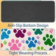 thumbnail image 4 of PhooArto Comfortable Mouse Pad Colorful Dog Paw Footprint Pattern Desktop Mousepad , 21 x 25 cm Mouse Mat, Non-Slip Rubber Base, Improves Speed and Precision, 4 of 7