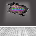 Deep Vinyl Sticker Custom 3D Graffiti Wall Decal Personalized Vinyl Sticker Deep Black ...