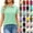 15# Mint Green, variant on Womens Polo Shirts Button Down Short Sleeve Shirts Solid Color Basic Tees Dressy Casual Lapel Work Blouses Summer Tops Army Green XXL