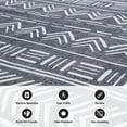 thumbnail image 6 of World Rug Gallery Contemporary Geometric Bohemian Machine Washable 3'3"x5' Dark Gray Area Rug, 6 of 9