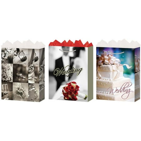 DDI 1281153 Jumbo Wedding Gift Bags - Gloss Case Of 24