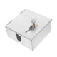 thumbnail image 2 of Caja eléctrica de acero inoxidable con cerradura de seguridad, para exteriores, montaje en pared, impermeable, para equipos eléctricos, tomas de corriente, caja de conexiones., 2 of 7