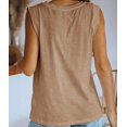 thumbnail image 4 of Sherrylily Summer Women Sleeveless Tank Top Loose Fit Casual Crew Neck T Shirts, 4 of 5