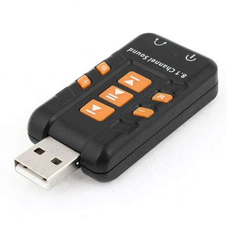 Desktop USB 2.0 Virtual 8.1 Channel Audio Sound Card Adapter 3D Converter (Best Soundcard For Home Theater Pc)