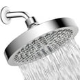 thumbnail image 1 of Ax Gear Pommeau de Douche Haute Pression 6 Pouces Chrome Pivotant Angle Réglable, 1 of 8