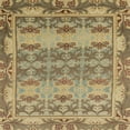 thumbnail image 1 of Ahgly Company Machine Washable Indoor Square Abstract Brown Area Rugs, 7' Square, 1 of 7