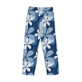 thumbnail image 5 of Goofa Flower Printed Soft Pajama Pants for Men, Wide Leg Comfy Casual Lounge Yoga Pants-Small, 5 of 9