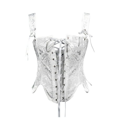 

Seamless Underwear For Women Fashion Women Sweet Tie Corset Petals Print Shapewear